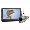 Telecamera subacquea a colori per la pesca con monitor LCD - 30m